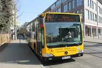 Der Citaro von TAETER TOURS (900 184-1) pausierte am 17.03.2012 am Schillerplatz.