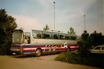 Aus dem Archiv: Mercedes O 303 RHD  VfB Stuttgart , Juli 1991 Heidelberg