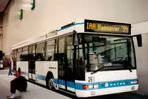 Rarit�t aus dem Archiv: Setra S 300 NC, Ausstellungsfahrzeug der IAA 1994, dieser Niederflurbus wurde von 1990 bis 1994 gebaut, September 1994 IAA Hannover