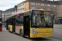 Ein Irisbus Citelys von TEC aus Belgien in Hbf Aachen am 27 01 2012.