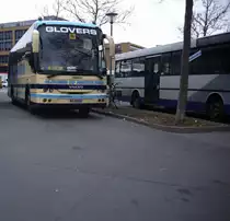 Volvo Reisebus in Potsdam am ZOB am 14.03.2012