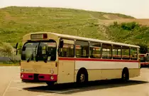 Aus dem Archiv: Mercedes O 305  Verkehrsbetriebe Karlsruhe , auch heute ist noch ein O 305 im Fuhrpark, Mai 1997 Karlsruhe