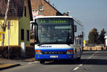 Setra S 315 UL von  Thelen  - EU-T 381 in Z�lpich - 09.03.2012