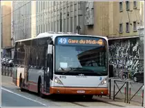 Dieser VanHool wird in k�rze seinen Zielbahnhof in Br�ssel erreichen.  25.03.2012