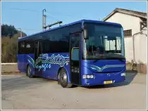 (60020)  Am Morgen des 28.03.2012 stand dieser Irisbus Crossway in Wilwerwiltz am Bahnhof.