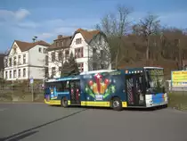 MAN Bus von Saarbahn und Bus in Saarbr�cken Brebach. Die Aufnahme des Foto habe ich am 24.03.2012 gemacht.