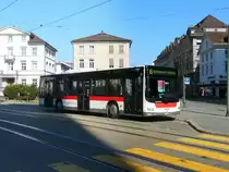 VBSG - MAN Lion`s City  Nr.257  SG 198257 beim Bahnhof in St.Gallen am 26.03.2012