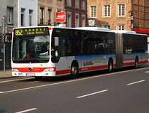 SWN Mercedes Benz Citaro Wagen(243) fhrt auf der Linie 852 in Richtung Kaarst Lange Hecke