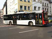 Rheinbahn Man Lion's City in Richtung Stadthalle