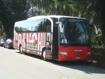 Mercedes Benz Travego de la maison 'Der Bus vo Chur' (entreprise de transports publics de la ville) photographi le 1er avril 2012  Bienne 