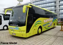 Neuer Bus von Lampert Reisen. Auf genommen in Saarbrcken am 30-3-2012.