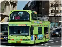 (SL 3030) Dieser Hop in - Hopp of Bus der Firma Sales Lentz ist seit dem 1 Mrz auch wieder in der Stadt Luxemburg unterwegs.  01.04.2012