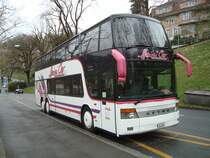 Setra 328 DT de la maison Heini Car photographi� le 04.04.2012 pr�s de la B�rengraben � Berne