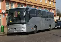 9.4.2012 Stettin Hbf. Mercedes Tourismo