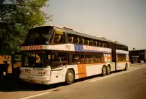 Raritt aus dem Archiv: Neoplan N 138/4 Jumbocruiser, nur ca. 11 mal gebaut, hier ein Fahrzeug von  TRD , Mai 1993 Heidelberg
