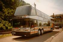 Aus dem Archiv: Neoplan N 128/4 Megaliner  H�nes , Juni 1994 Heidelberg