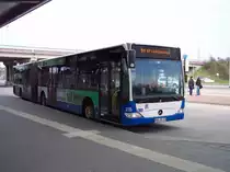 MB Citaro Nr.235 der RSAG Rostock an der Haltestelle HP L�tten Klein auf der Linie 31, 13.04.2012