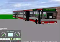 MAN NDG 282 (MAN Doppelgelenkbus) des Vbus-Simulators am 13.04.2012