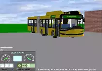 Solaris Urbino 18 Hybrid des vBus-Simulators am 15.04.2012