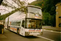 Rarit�t aus dem Archiv: Neoplan N 138/4 Jumbocruiser, nur ca. 11 mal gebaut, hier ein Fahrzeug von  TRD , Oktober 1993 Heidelberg