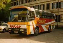 Aus dem Archiv: Neoplan N 212 H Jetliner  Bauer , M�rz 1987 Amorbach/Odenwald