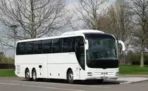 15.4.2012 Wolfsburg. Ein MAN Lions Coach der Autostadt