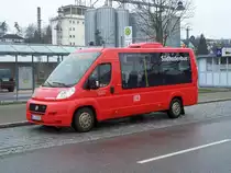 Fiat Ducato vor dem Bahnhof Donaueschingen am 15/04/12.