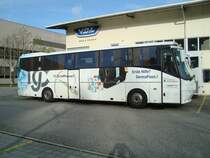 Bova Futura aux couleurs du FC Schaffhouse photographi� le 18.04.2012 devant les garages de Bova Suisse � Br�gg b/Biel