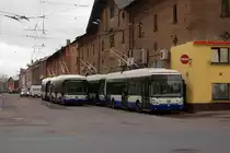 �koda 24Tr Irisbus, SIA Rīgas Satiksme #19824 und 19596, 14.04.2012 Rīga