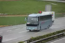 MAN de la maison AGGAT photographi� le 19.04.2012 sur l'autoroute Berne - Zurich 