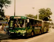Aus dem Archiv: Vetter Gelenkbus auf Basis O 307 G  HSB , August 1984 Heidelberg 