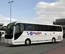 MAN-Reisebus, am 08.04.2012 in Hannover/ZOB.