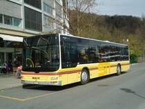 STI Thun - Nr. 129/BE 800'129 - MAN am 21. April 2012 bei der Schiffl�ndte Thun