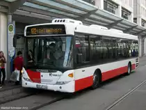 Scania Bus der Firma Mader Reisen aus Homburg Saar. Das Foto habe ich im April 2012 in Saarbr�cken gemacht.