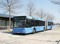 MAN 2. generation, Linie 190, MVG 5104, M�nchen Messestadt Ost 23.03.2012