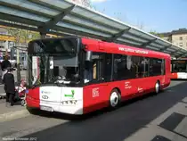 Hier ist ein Solaris Urbino der Firma Baron Reisen zu sehen. Das Bild habe ich im April 2012 am Hauptbahnhof in Saarbr�cken gemacht.