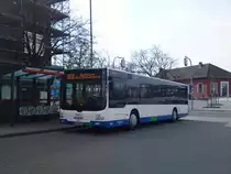 MAN Lion's City II (Wagen 5544) der NIAG. Das gezeigte Fahrzeug stammt aus der zweiten Beschaffungsserie aus dem Jahr 2011. Aufgenommen wurde das Foto am 17.04.2012 am Bahnhof Geldern.