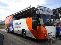 Bus de l'�quipe Rabobank photographi� au Tour de Romandie 2012