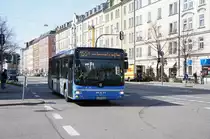 MAN 3. generation (Lion's City), Linie 155, MVG 4242, M�nchen Ostbahnhof, 27.03.2012