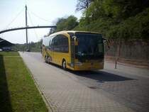 Mercedes Travego von Eichberger aus Deutschland im Stadthafen Sassnitz am 03.05.2012