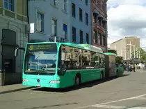 BVB Basel - Nr. 724/BS 6683 - Mercedes Citaro am 6. Mai 2012 beim Bahnhof Basel SBB