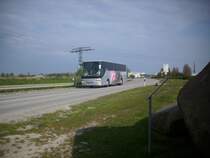 Setra 415 GT-HD von Becker-Touristik aus Deutschland in Sassnitz am F�hrhafen am 08.05.2012