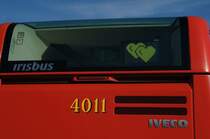 Irisbus Citelis 12M, #4011, Hochzeitlich Autobus - Detail 05.05.2012 Čunovo