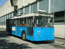 TL Lausanne (R�trobus) - Nr. 656 - FBW/Eggli Trolleybus am 13. Mai 2012 in Lausanne, Depot Borde