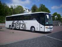 Setra 416 GT-HD von Metz aus Deutschland im Stadthafen Sassnitz am 13.05.2012