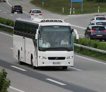 Volvo 9700 inconnu immatricul� en Estonie photographi� la 17.05.2012 sur l'autoroute Zurich - Berne � la hauteur de Oensingen