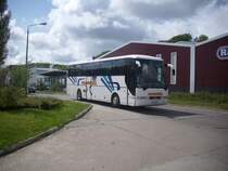 MAN Lion's Coach von Astl aus Deutschland im Stadthafen Sassnitz am 16.05.2012