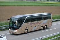 Setra 416 HDH de la maison Rieder photographi� le 20.05.2012 sur l'autoroute Berne - Zurich