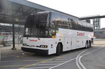 Cantrail Coach Lines, Vancouver (BC). Prevost H3-45 auf der internationale Linie Vancouver - Seattle in Seattle, King Street Station.