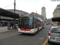 St.Gallerbus Nr. 276 (MAN A23 Lion's City GL) am 4.5.2012 beim Bhf. St.Gallen 